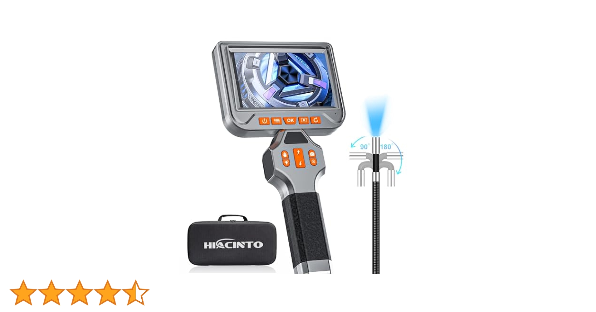 Teslong 先端可動式ファイバースコープ 極細い5.5mm スコープ Amazon.co.jp: Teslong 先端可動式ファイバースコープ USB C内視